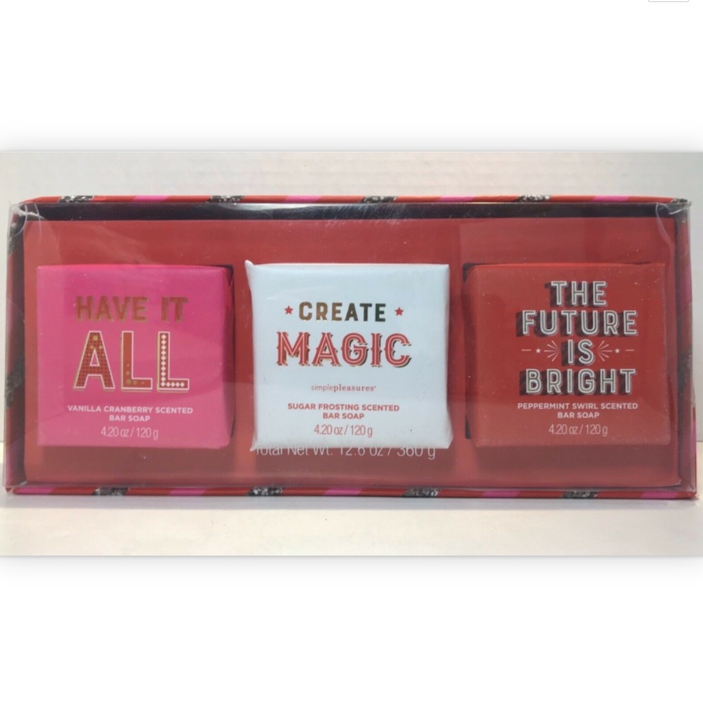 Simple Pleasures 3 Bar Soap Collection Gift Set